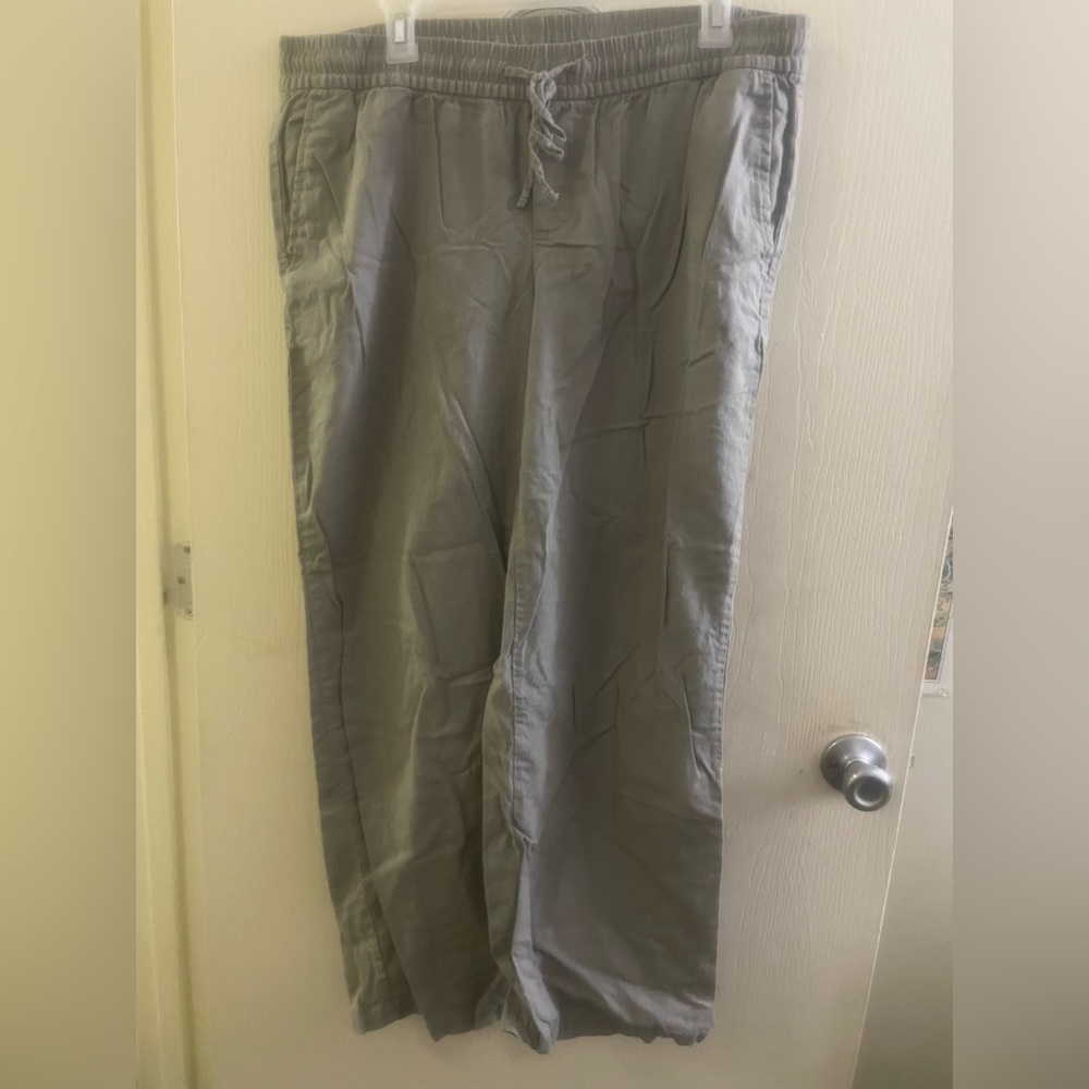 Old Navy Linen Grey pants large
